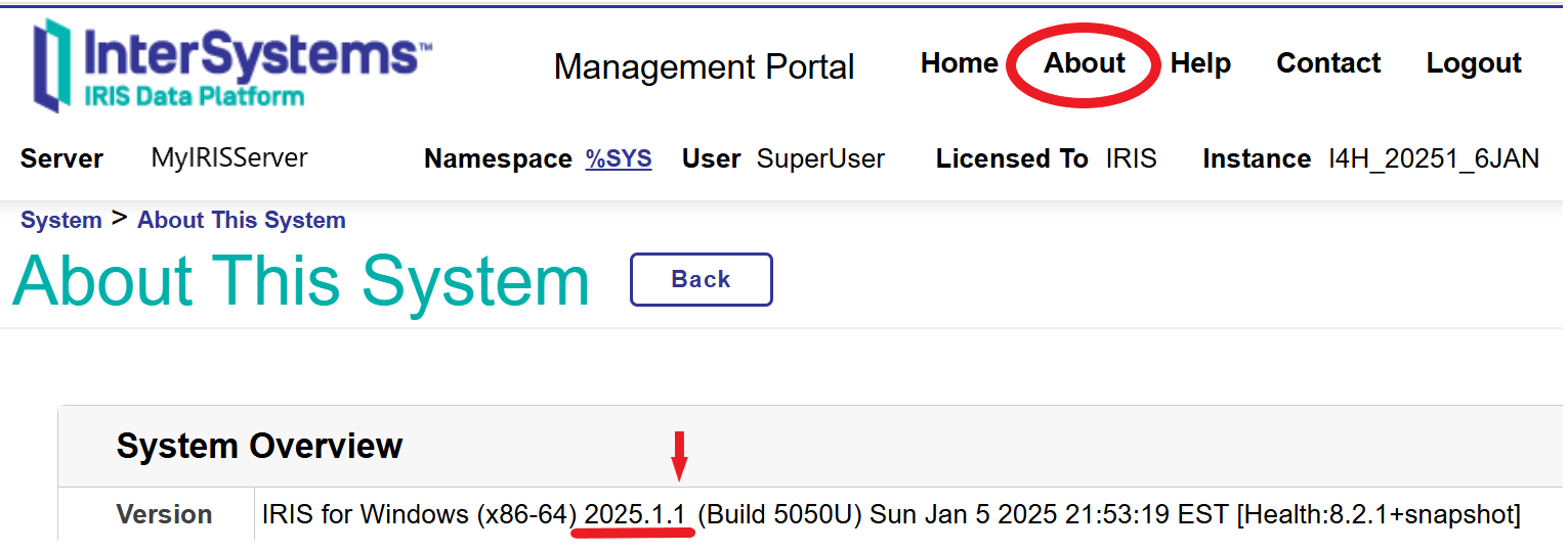 generated description: iris version