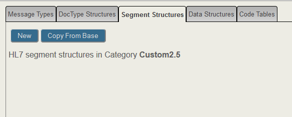Segment Structures tab