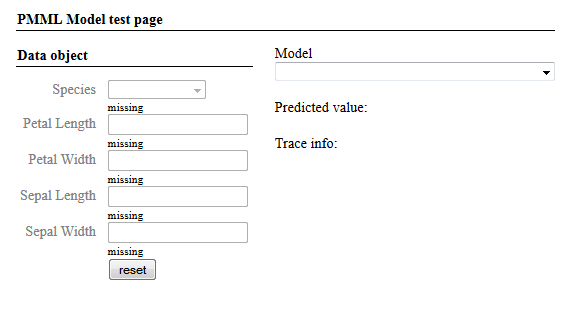 generated description: model single record initial