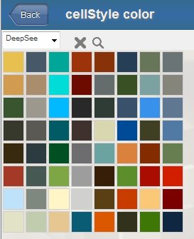 generated description: widget options color