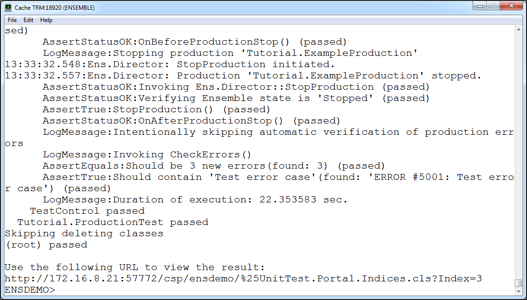 generated description: testprod run 20141