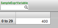 selector labeled with variable name