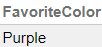 generated description: patientdetail fields fav color