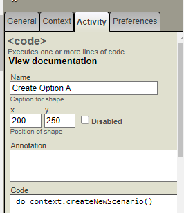 Code is do context.createNewScenario()