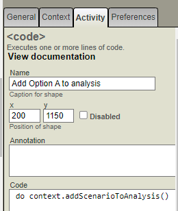code is do context.addScenarioToAnalysis()