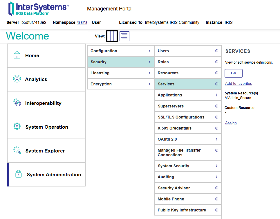 generated description: managementportal